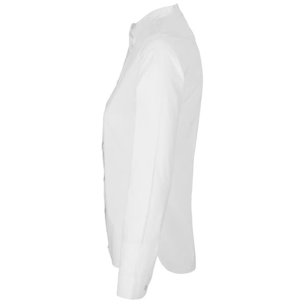 NEOBLU Womens/Ladies Poplin Bart Mao Collar Long-Sleeved Shirt