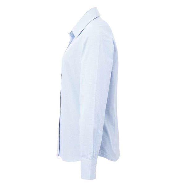Premier Womens/Ladies Gingham Long-Sleeved Shirt