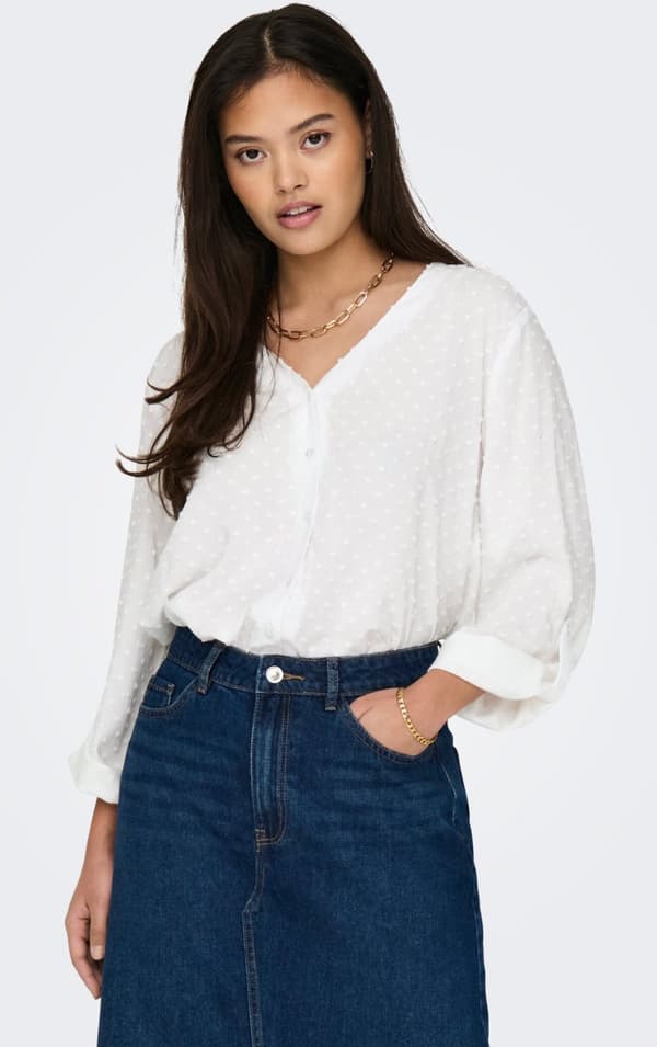 Jacqueline - jdyDiana 7/8 Dobby Shirt