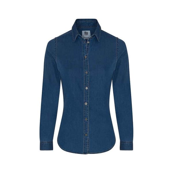So Denim Dam/Lady Lucy Denim Skjorta