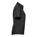 Miniatyrbilde 3 av 3: Russell Collection Womens/Ladies Poplin Easy-Care Short-Sleeved Shirt