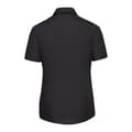 Miniatyrbilde 2 av 3: Russell Collection Womens/Ladies Poplin Easy-Care Short-Sleeved Shirt