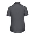 Miniatyrbilde 2 av 3: Russell Collection Womens/Ladies Poplin Easy-Care Short-Sleeved Shirt
