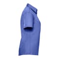 Miniatyrbilde 3 av 3: Russell Collection Womens/Ladies Poplin Easy-Care Short-Sleeved Shirt