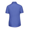 Miniatyrbilde 2 av 3: Russell Collection Womens/Ladies Poplin Easy-Care Short-Sleeved Shirt