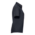 Miniatyrbilde 3 av 3: Russell Collection Womens/Ladies Poplin Easy-Care Short-Sleeved Shirt