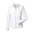Miniatyrbilde 2 av 2: Russell Collection Womens/Ladies Poplin Easy-Care Fitted Long-Sleeved Shirt