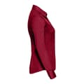 Miniatyrbilde 3 av 3: Russell Collection Womens/Ladies Poplin Easy-Care Fitted Long-Sleeved Shirt