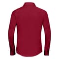 Miniatyrbilde 2 av 3: Russell Collection Womens/Ladies Poplin Easy-Care Fitted Long-Sleeved Shirt