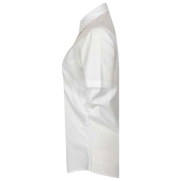 Henbury Womens/Ladies Oxford Short-Sleeved Formal Shirt