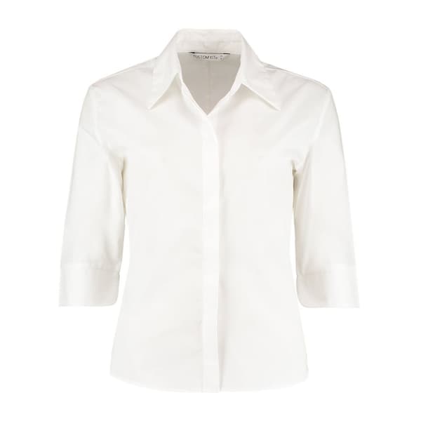 Kustom Kit Womens/Ladies Continental 3/4 Sleeve Shirt