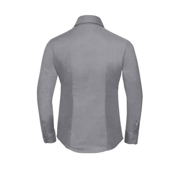 Russell Womens/Ladies Oxford Easy-Care Long-Sleeved Shirt