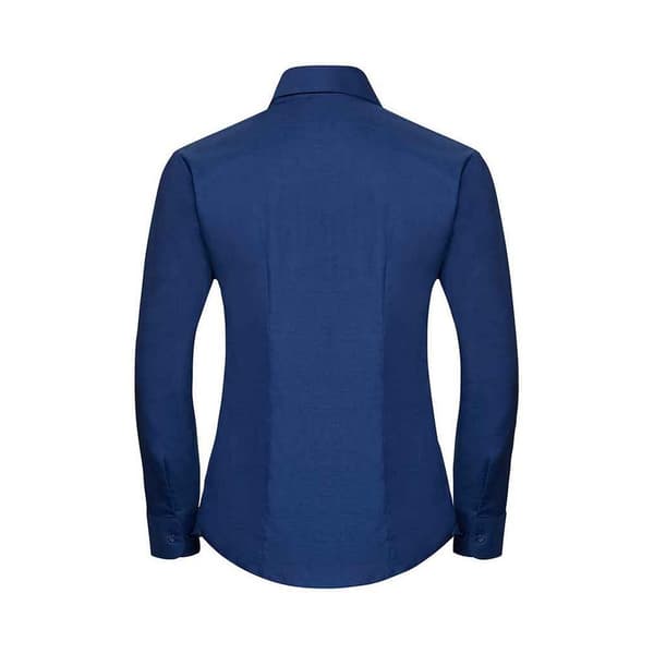 Russell Womens/Ladies Oxford Easy-Care Long-Sleeved Shirt