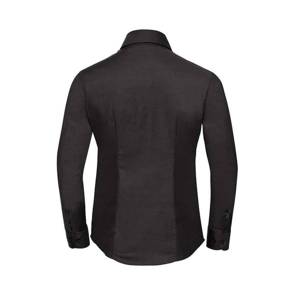 Russell Womens/Ladies Oxford Easy-Care Long-Sleeved Shirt