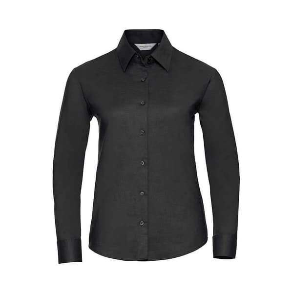 Russell Womens/Ladies Oxford Easy-Care Long-Sleeved Shirt