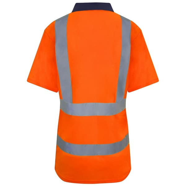PRO RTX Unisex Adult High Visibility Birdseye Polo Shirt