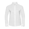 Miniatyrbillede 1 af 3: Russell Collection Womens Oxford Long-Sleeved Shirt