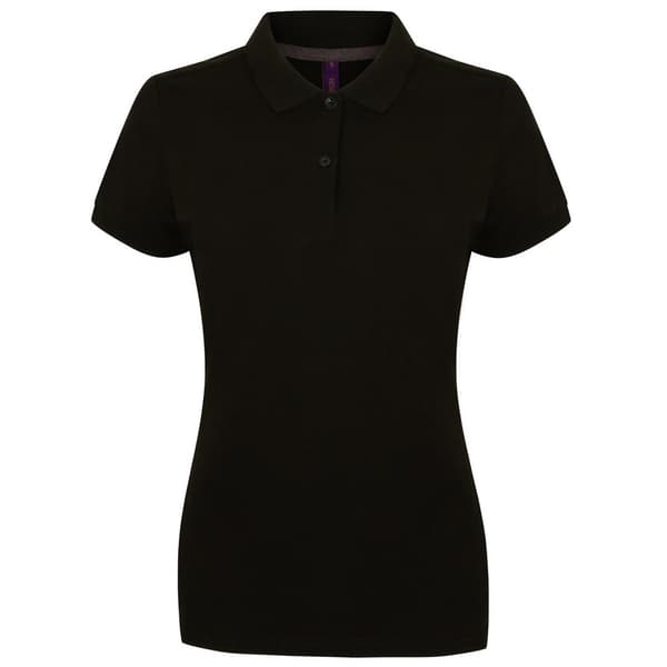 Henbury Womens/Ladies Cotton Pique Modern Polo Shirt
