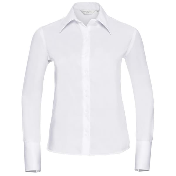Russell Collection Womens/Ladies Ultimate Non-Iron Long-Sleeved Shirt