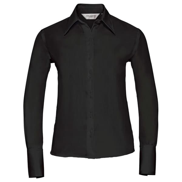 Russell Collection Womens/Ladies Ultimate Non-Iron Long-Sleeved Shirt
