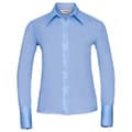 Miniatyrbilde 1 av 3: Russell Collection Womens/Ladies Ultimate Non-Iron Long-Sleeved Shirt