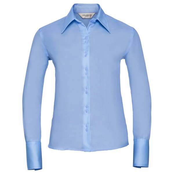 Russell Collection Womens/Ladies Ultimate Non-Iron Long-Sleeved Shirt