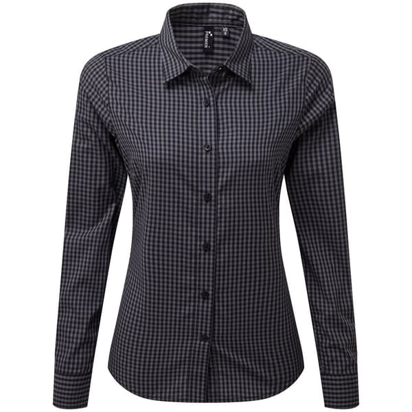 Premier Långärmad skjorta - dam/dam Maxton Gingham