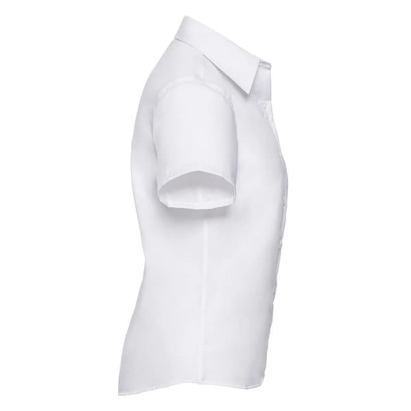 Russell Collection Womens/Ladies Ultimate Non-Iron Short-Sleeved Shirt