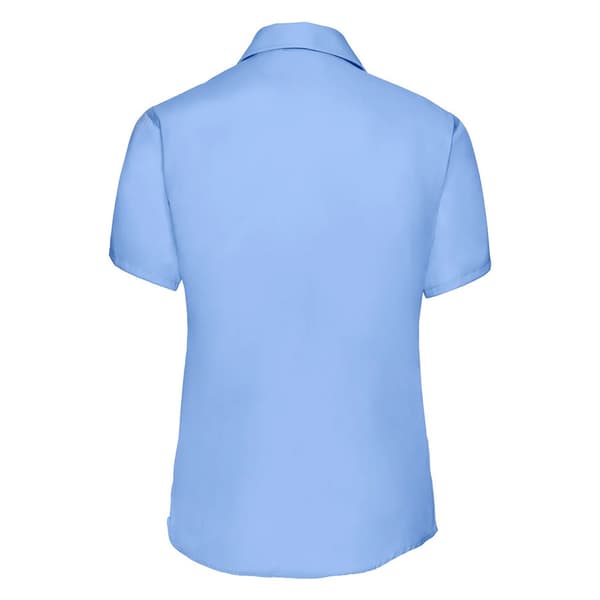 Russell Collection Womens/Ladies Ultimate Non-Iron Short-Sleeved Shirt