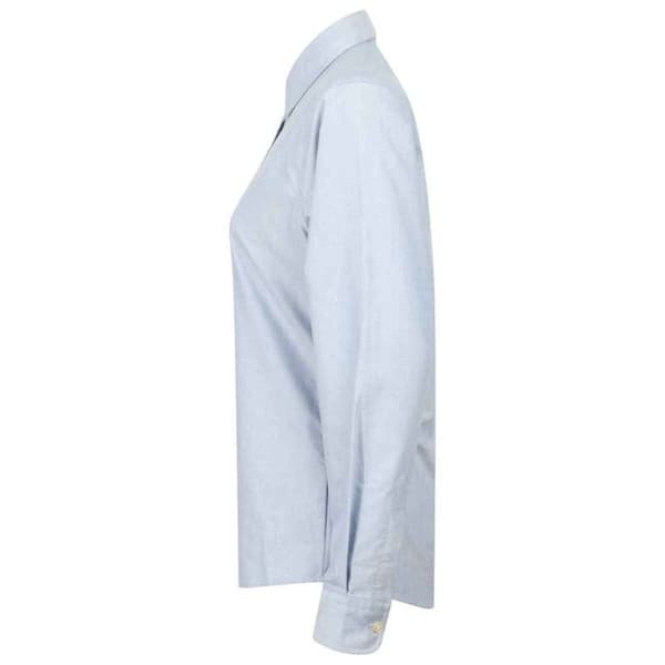 Henbury Womens/Ladies Oxford Classic Long-Sleeved Formal Shirt