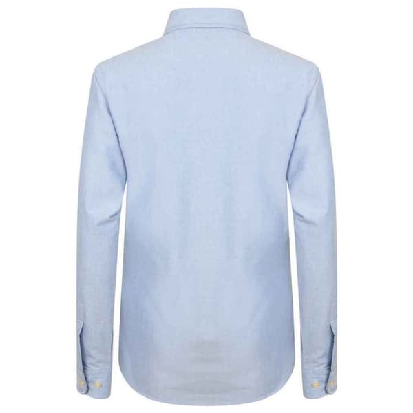 Henbury Womens/Ladies Oxford Classic Long-Sleeved Formal Shirt