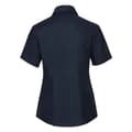 Miniatyrbillede 2 af 4: Russell Collection Womens/Ladies Oxford Short-Sleeved Shirt