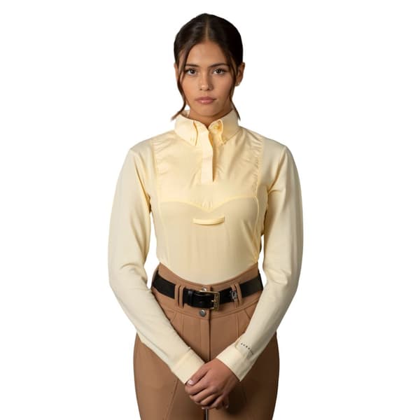 Aubrion Womens/Ladies Tie Keeper Long-Sleeved Shirt