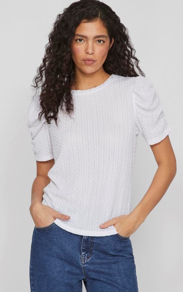 Vila - Vianine SS Puff Sleeve Top