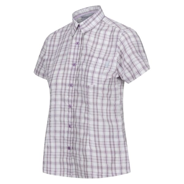 Regatta Womens/Ladies Mindano VIII Checked Short-Sleeved Shirt