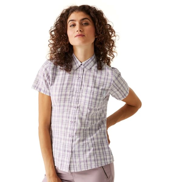 Regatta Womens/Ladies Mindano VIII Checked Short-Sleeved Shirt