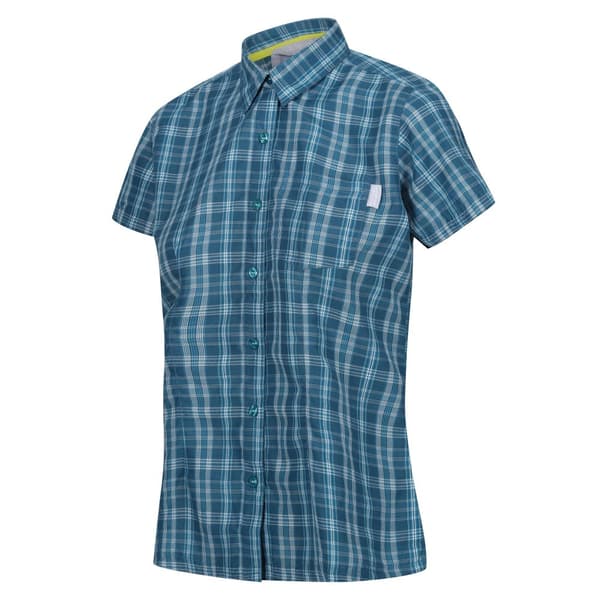 Regatta Womens/Ladies Mindano VIII Checked Short-Sleeved Shirt