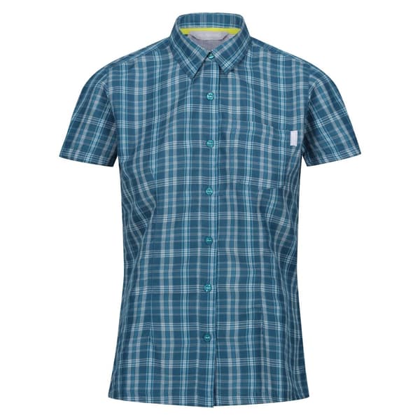 Regatta Womens/Ladies Mindano VIII Checked Short-Sleeved Shirt