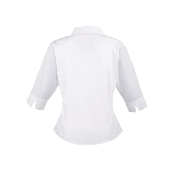 Premier Womens/Ladies Poplin 3/4 Sleeve Shirt