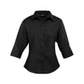 Miniatyrbillede 1 af 2: Premier Womens/Ladies Poplin 3/4 Sleeve Shirt