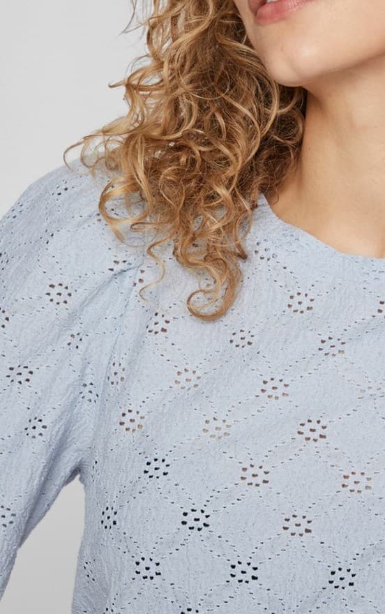 Vila - Vimelanie SS Pointelle Top