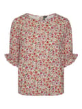 Miniatyrbild 4 av 4: Pieces - pcNya SS Top Ditsy Flower Print