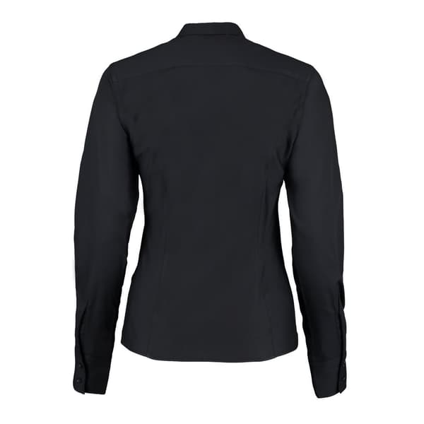 Kustom Kit Womens/Ladies City Business Plain Tailored Long-Sleeved Blouse