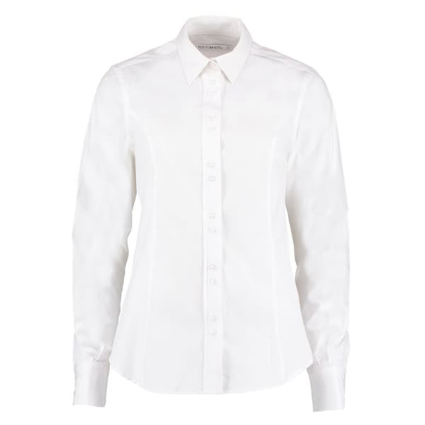 Kustom Kit Womens/Ladies City Business Tailored Long-Sleeved Shirt