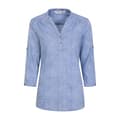 Miniatyrbilde 1 av 4: Mountain Warehouse Womens/Ladies Petra All-Over Print 3/4 Sleeve Shirt