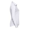 Miniatyrbilde 3 av 3: Russell Collection Womens/Ladies Herringbone Long-Sleeved Shirt
