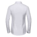 Miniatyrbilde 2 av 3: Russell Collection Womens/Ladies Herringbone Long-Sleeved Shirt