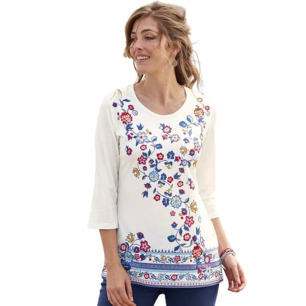 Atlas for Women Kvinnor/Damer blommig topp