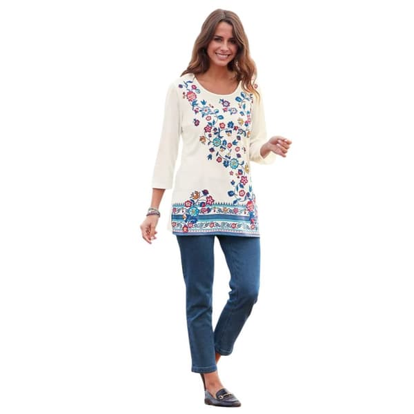 Atlas for Women Kvinnor/Damer blommig topp