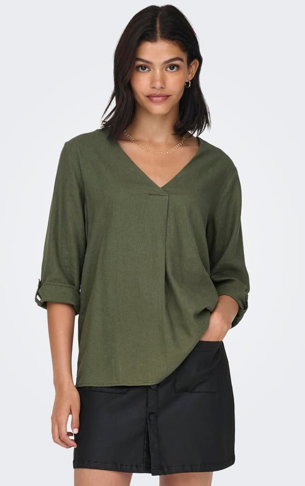 Jacqueline - jdySay 3/4 V-neck Top